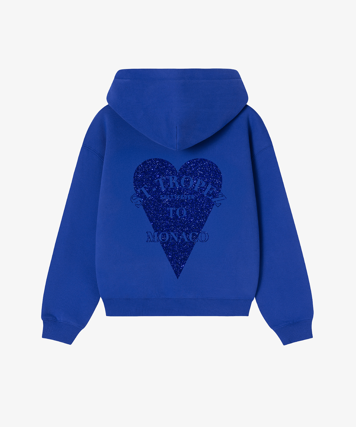 HOODIE BLEU ROYAL GLITTER - ESSORY