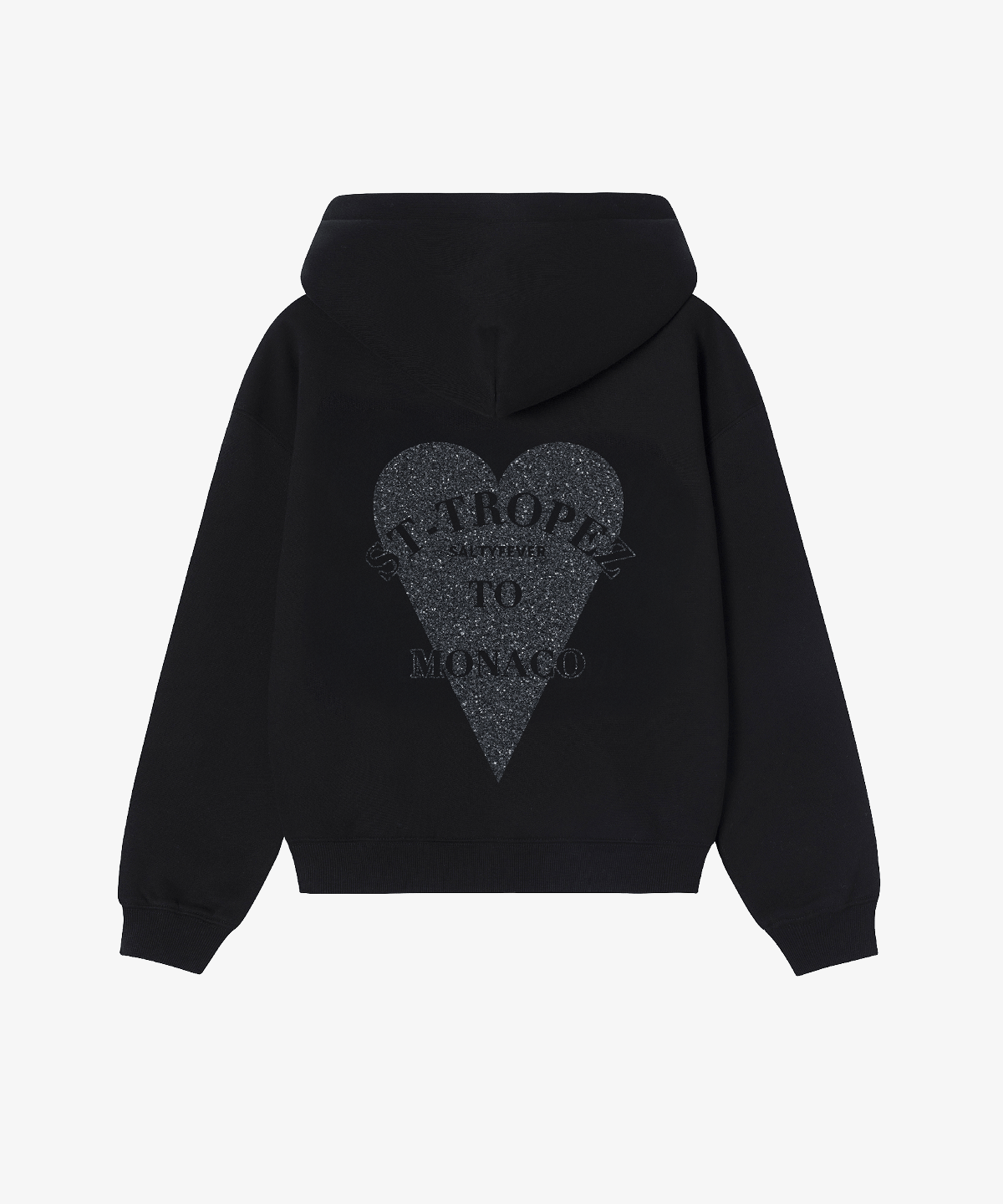 HOODIE GLITTER BLACK - ESSORY
